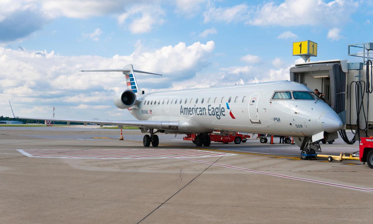 American Airlines Plane at CAK